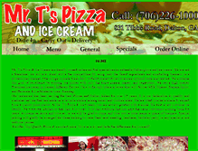 Tablet Screenshot of mrtpizza.com